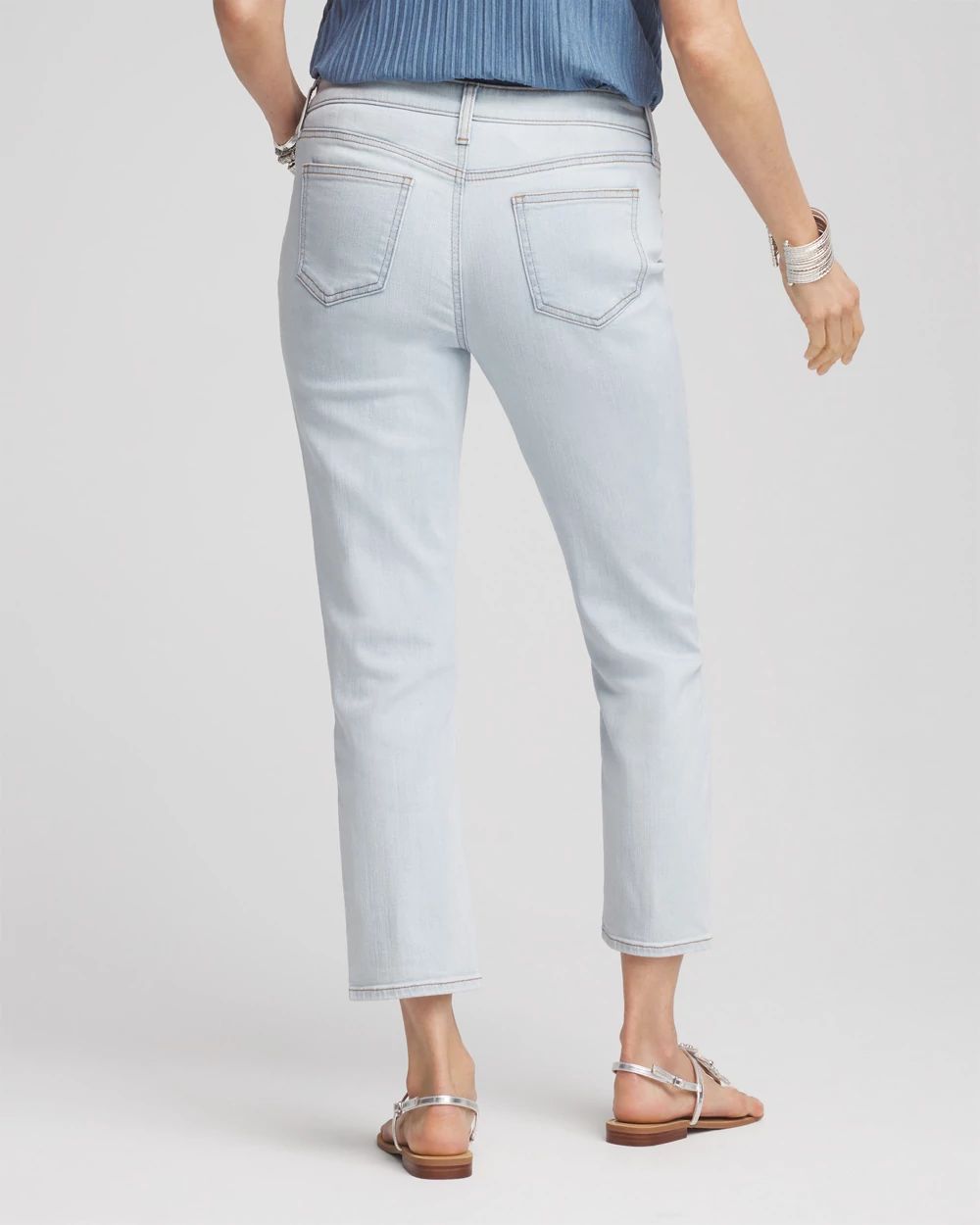 ★MUSINSA STANDARD★ CALIK SLIM CROPPED DENIM PANTS CREAM MM CROPPED SLIM FIT JEANS - Light blue | ZARA United States